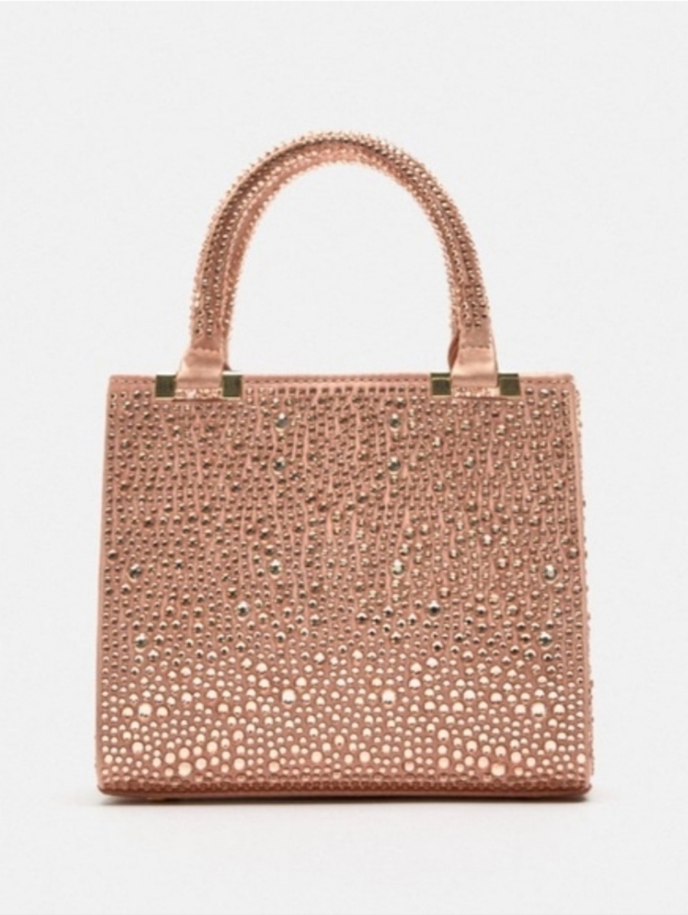 Zara rhinestone mini city bag
